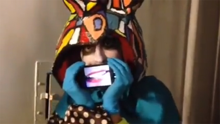 image from Rachel Mason's performance "Future Clown"